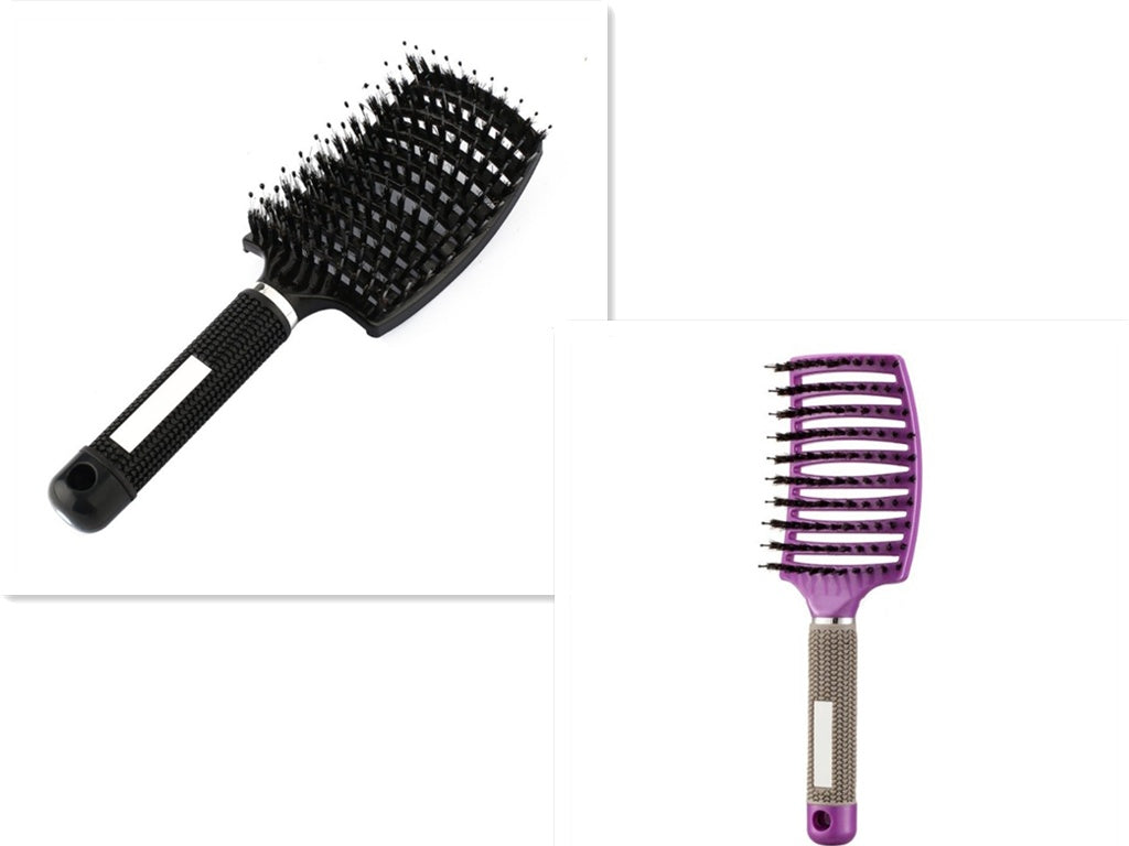 Hairbrush Anti Klit Brushy Haarborstel Women Detangler Hair Brush Bristle Nylon Scalp Massage Teaser Hair Brush Comb