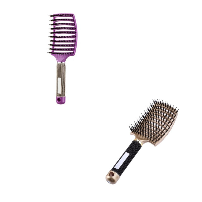 Hairbrush Anti Klit Brushy Haarborstel Women Detangler Hair Brush Bristle Nylon Scalp Massage Teaser Hair Brush Comb